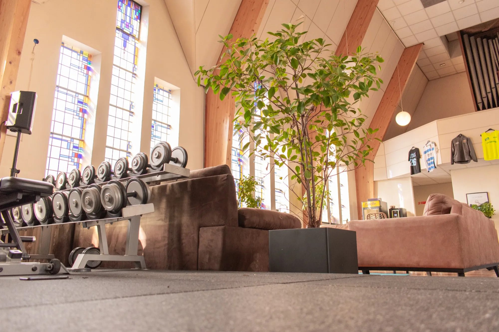 Talenthouse ruimte in het voormalige kerkgebouw